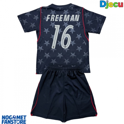 Sjedinjene Države Alex Freeman #16 Gostujuci Dres za djecu SP 2026 Kratak Rukav (+ Kratke hlače)